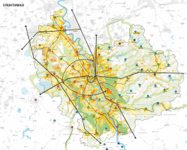 MAP AGGLOMERATION CONCEPT KÖLN BONN (GER)