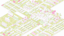3D graphic large housing estate