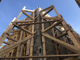building renovation site in Bordeaux